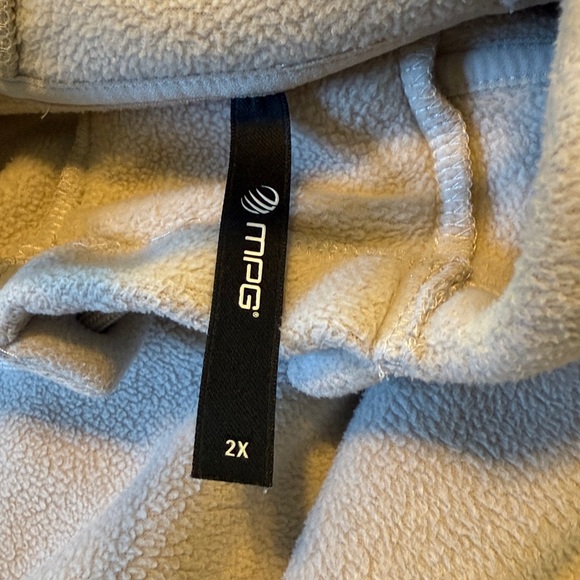 MPG Light Beige Fleece Hoodie - Picture 5 of 5